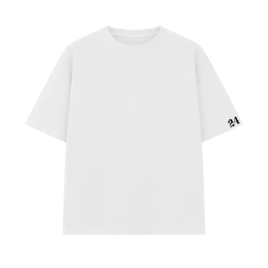 24 Songs - Backstage Basic Tee (White)