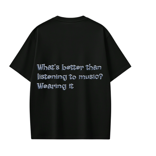 24 Songs-What’s better than listening to music_ Wearing it Tshirt(Black)