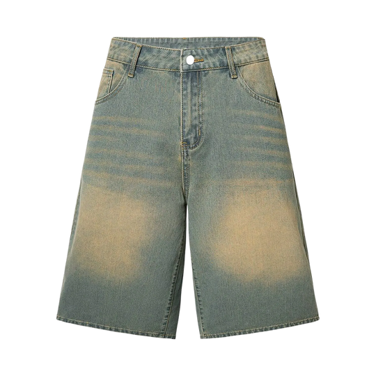 24 Songs Bleached vintage Blue Classic Jorts