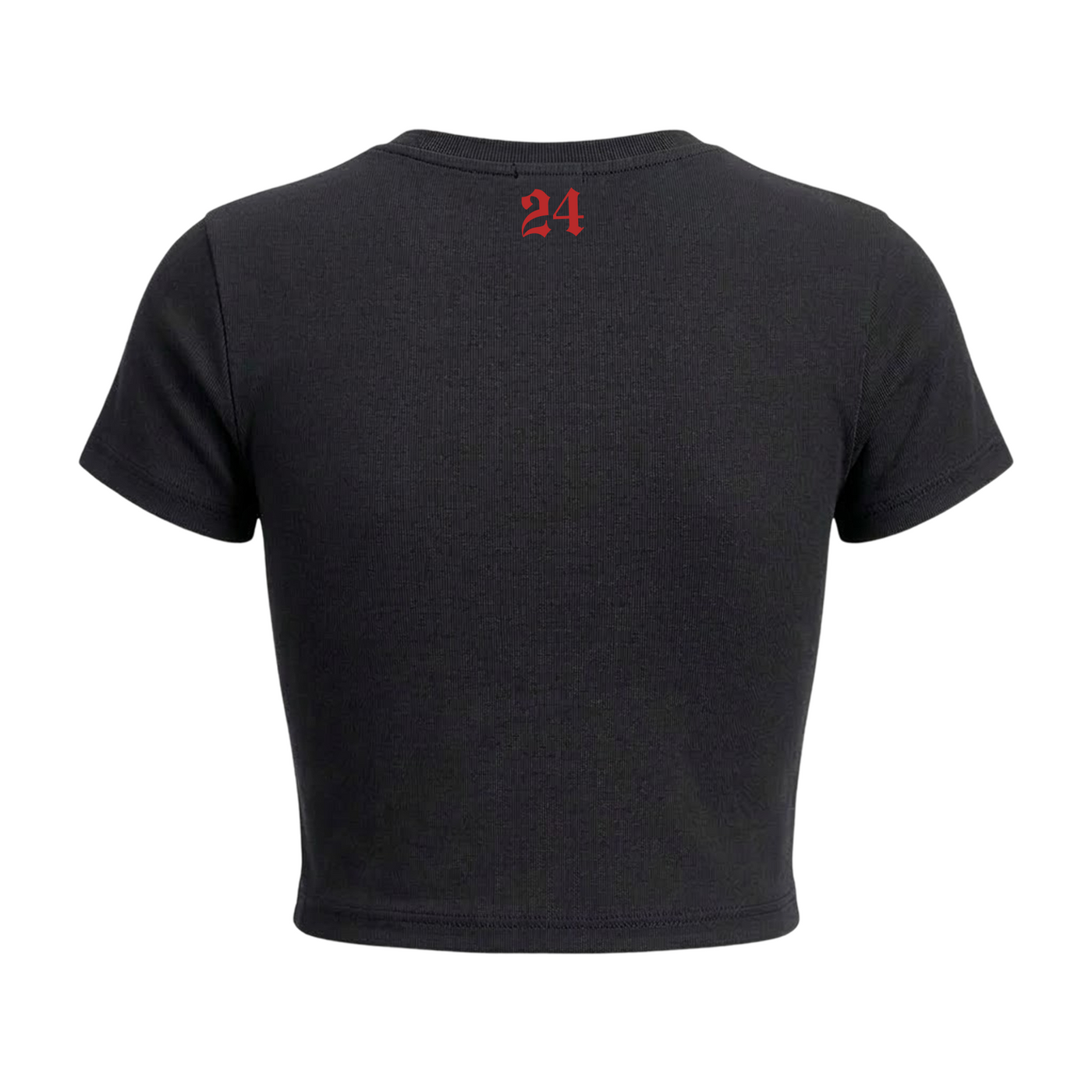 24 Songs Cult Baby Tee in Black