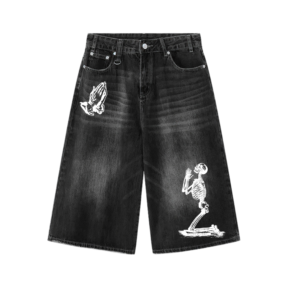 24 Songs Cult Jorts in Black