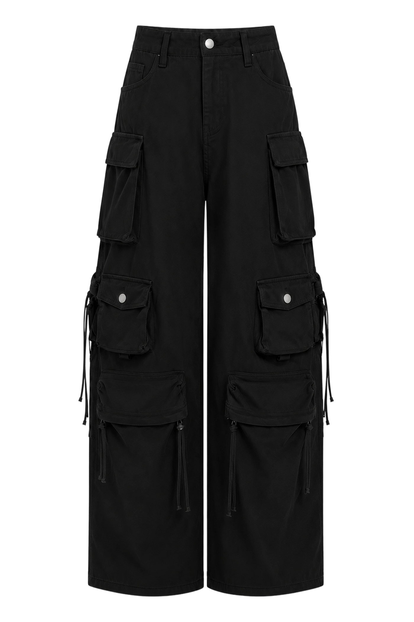 24 Songs Harmony Black Cargo Pants