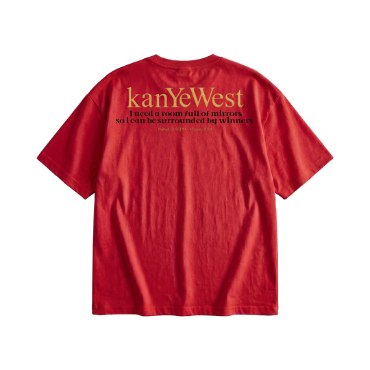 24 Songs KanYEwest Tweet Red T-shirt