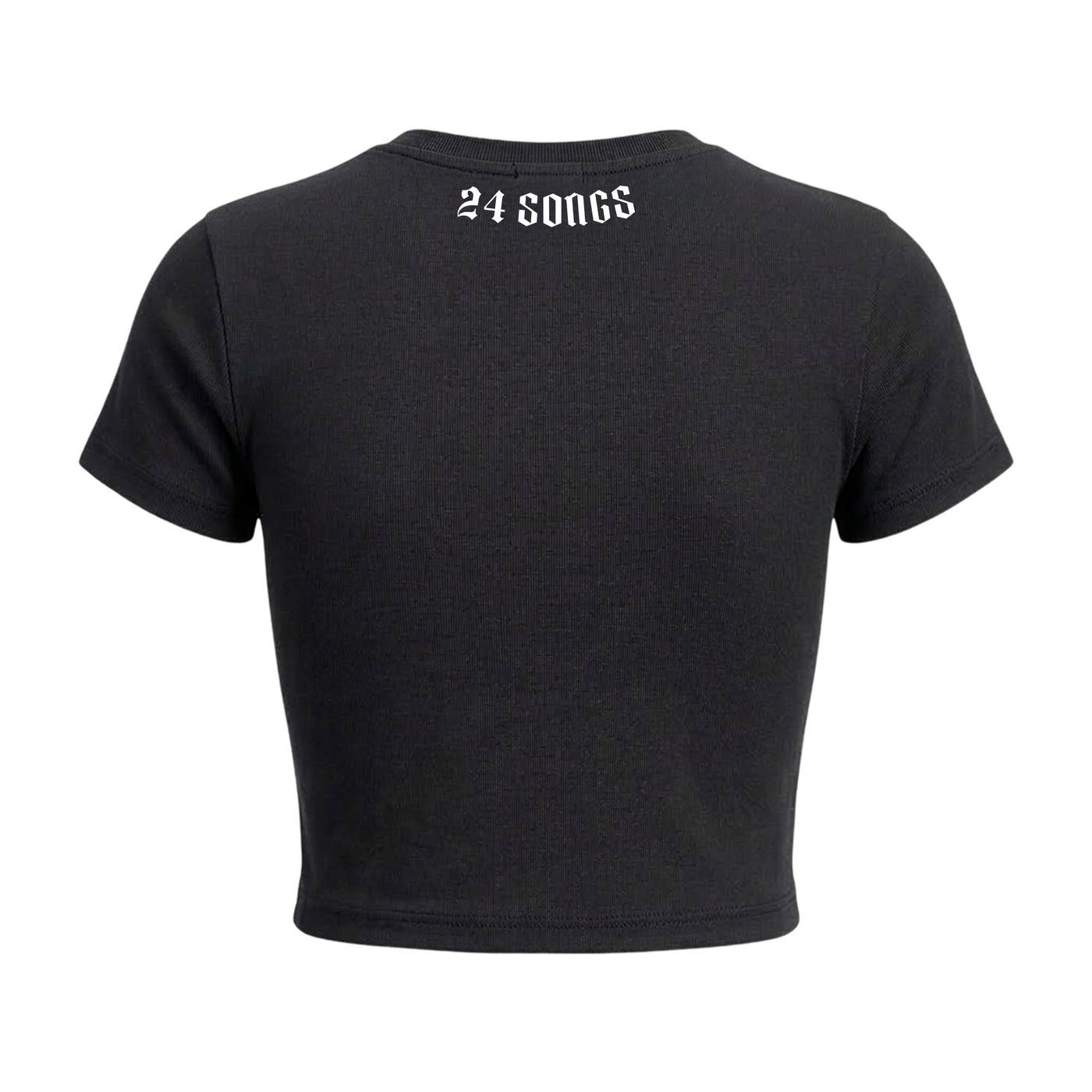 Carti - Antagonist Baby Tee in Black