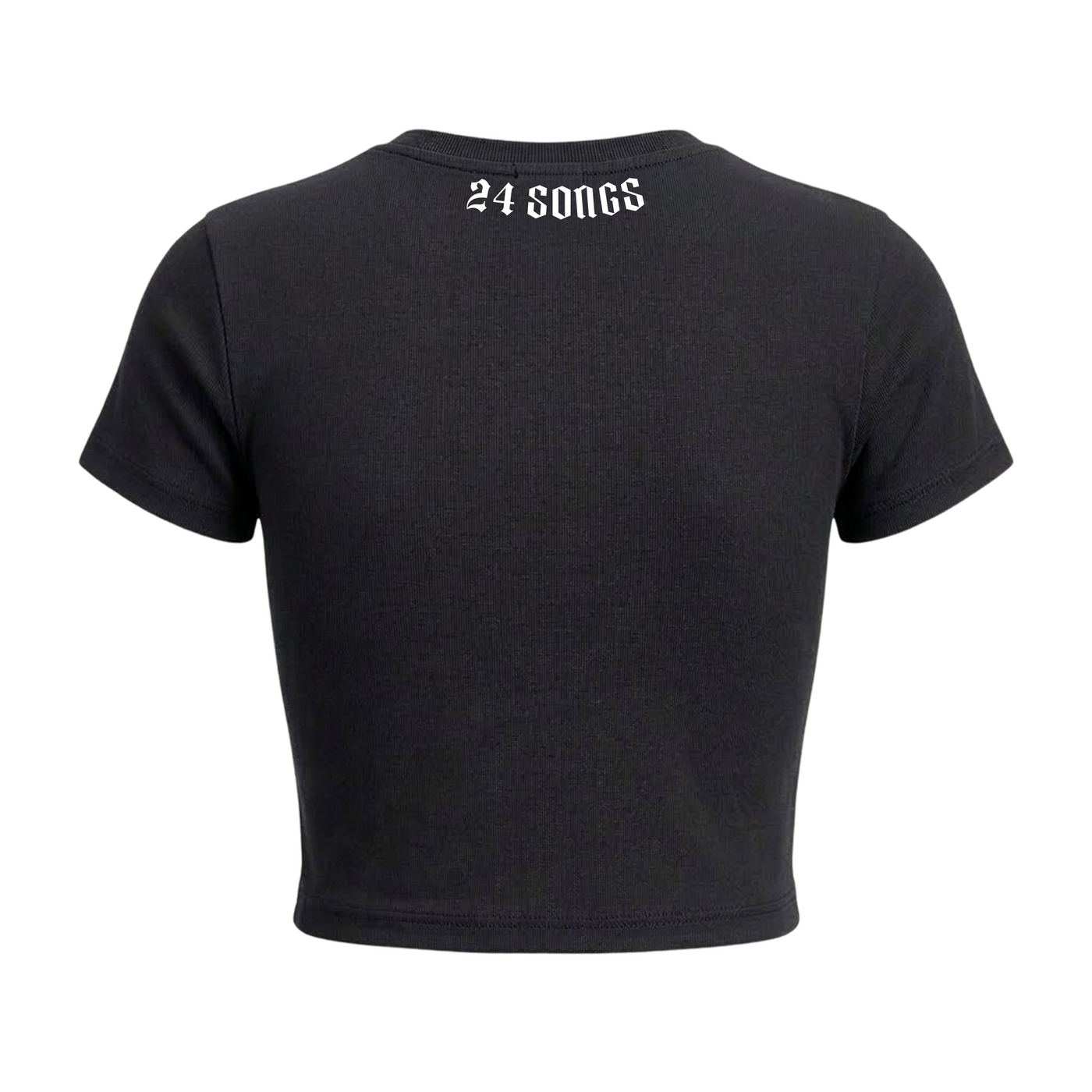 Carti - Antagonist Eyes Baby Tee in Black