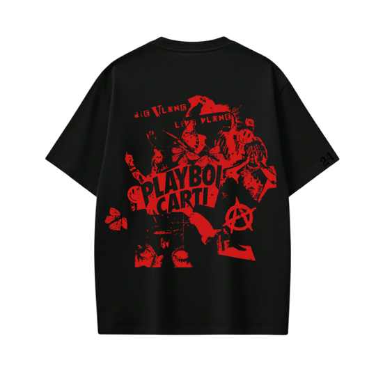 Carti - DIE LIT (Black and Red) T-shirt