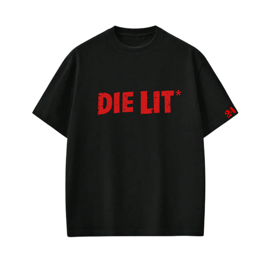 Carti - DIE LIT (Black and Red) T-shirt