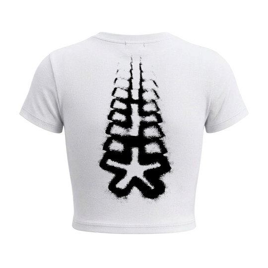 Carti - OPM BABI Baby Tee in White