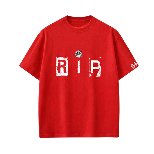 Carti - REST IN PEACE (Red and White) T-shirt