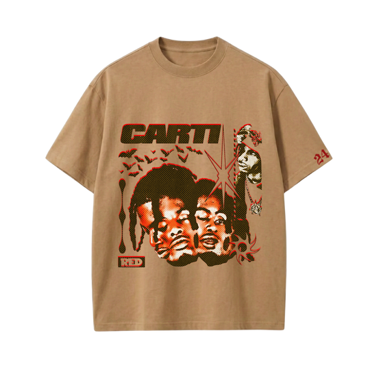Carti - WAKE UP, FIRST OF THE MONTH (Brown) T-shirt