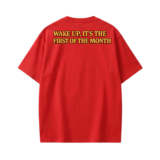 Carti - WAKE UP, FIRST OF THE MONTH (Red) T-shirt