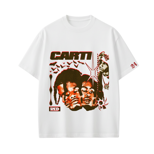 Carti - WAKE UP, FIRST OF THE MONTH (White) T-shirt
