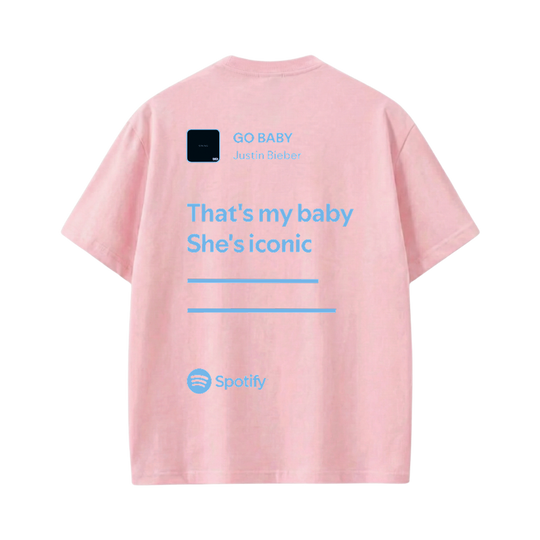 JUSTIN- HaileyXJustin T-shirt(Pink)
