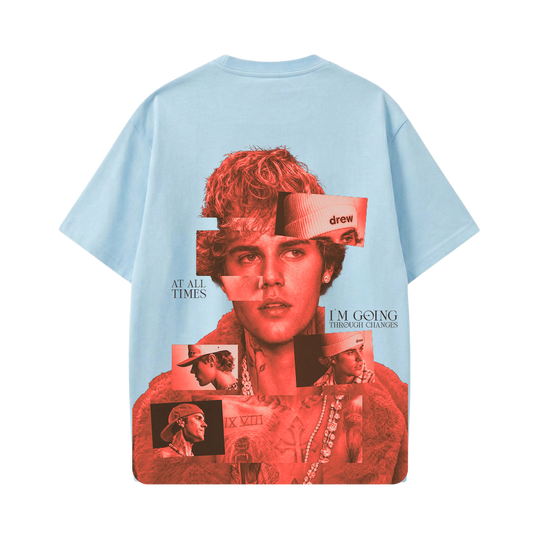 JUSTIN-I'm Going Through Changes T-shirt(LightBlue)