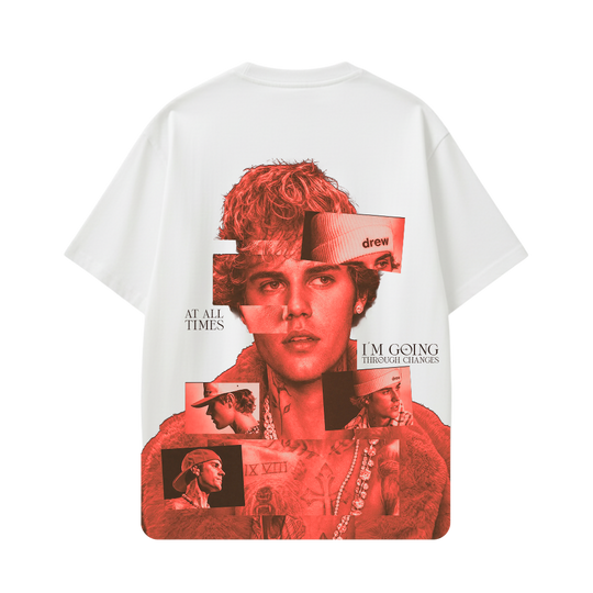 JUSTIN-I'm Going Through Changes T-shirt(White)