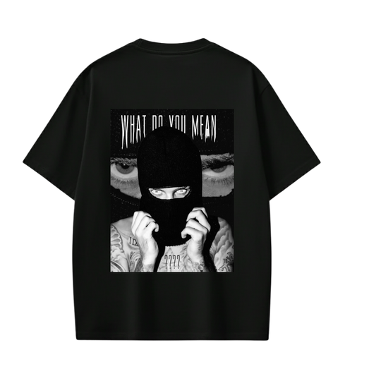 JUSTIN-What Do You Mean T-shirt(Black)