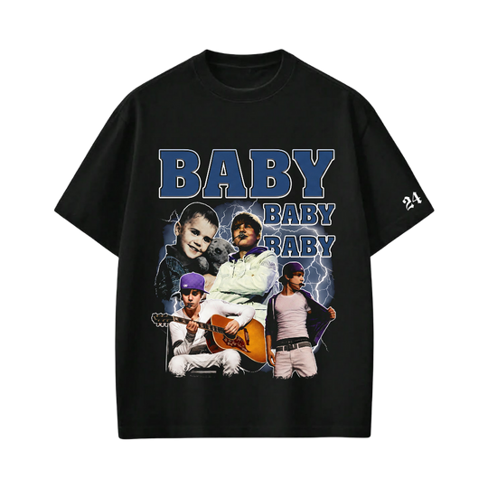 JUSTIN- exclusive Baby T-shirt(Black)