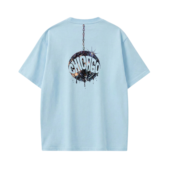 MJ- Lets escape To Chicago T-shirt(Light Blue)