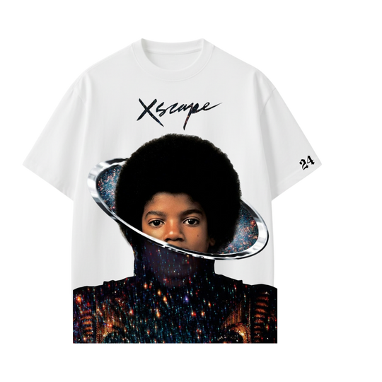 MJ- Lets escape To Chicago T-shirt(White)