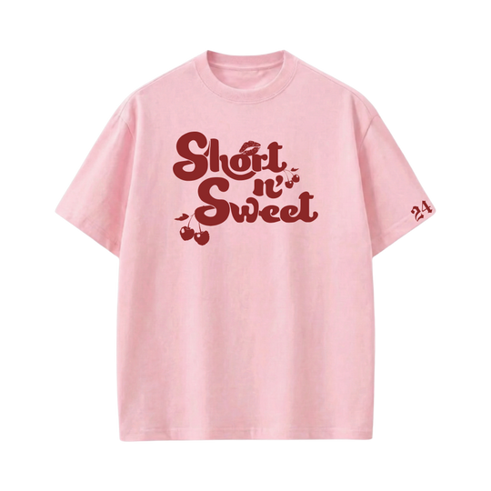 Sabrina - Short n Sweet (Pink) T-shirt