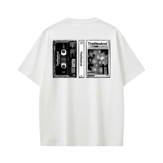 Weeknd - Black Tape (White) T-shirt