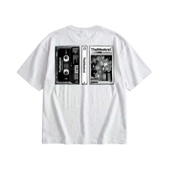 Weeknd - Black Tape (White) T-shirt