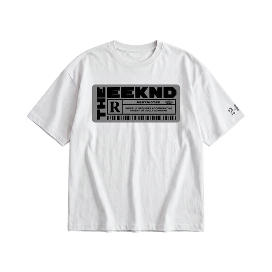 Weeknd - Black Tape (White) T-shirt