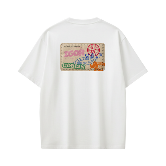 Tyler - Travel Licence (White) T-shirt