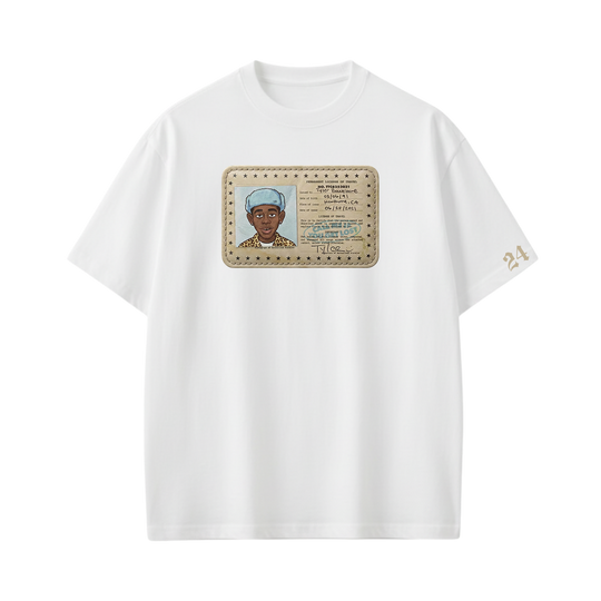 Tyler - Travel Licence (White) T-shirt