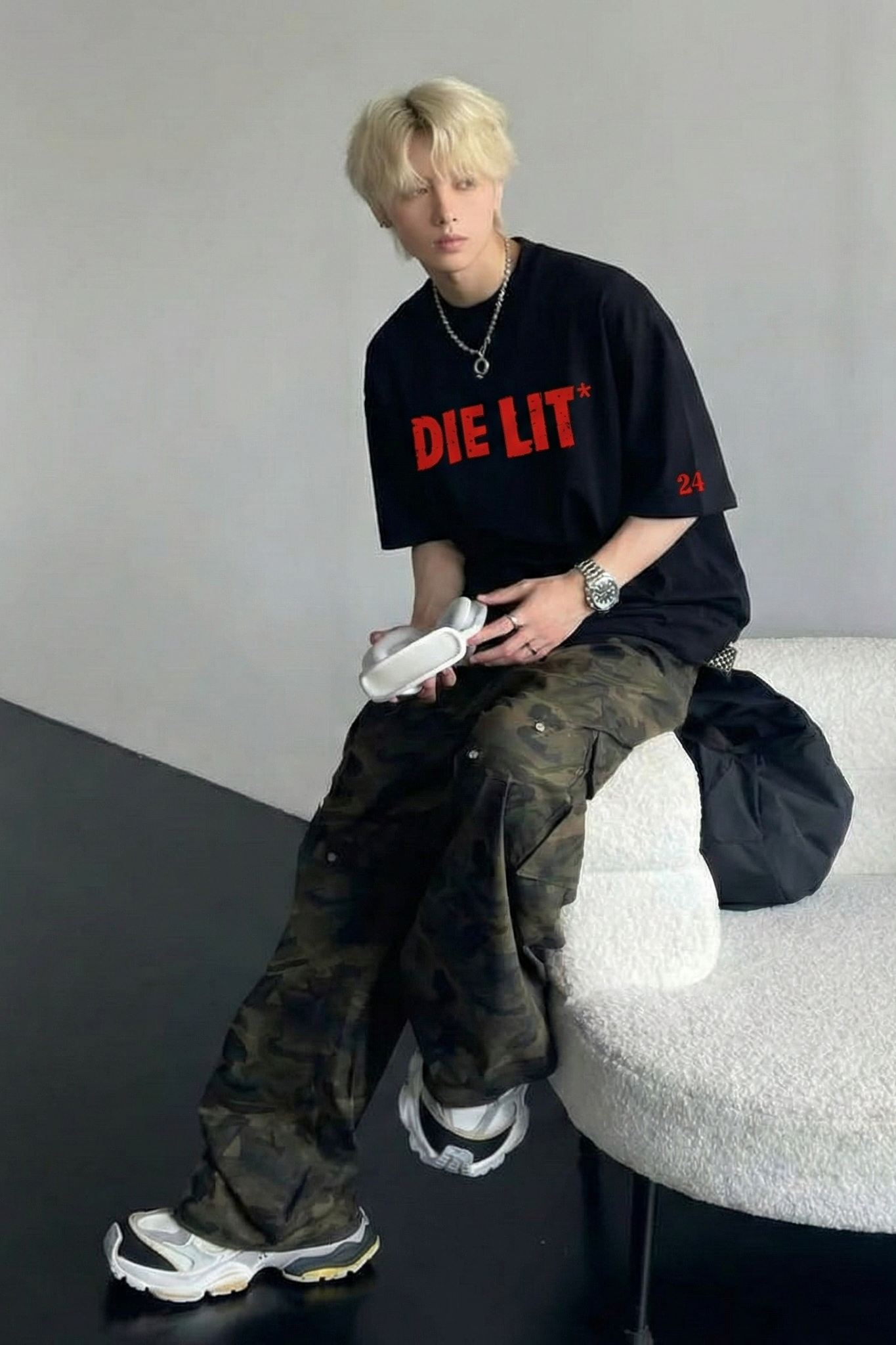 Carti - DIE LIT (Black and Red) T-shirt
