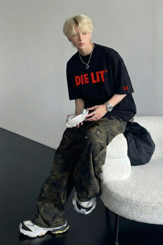 Carti - DIE LIT (Black and Red) T-shirt