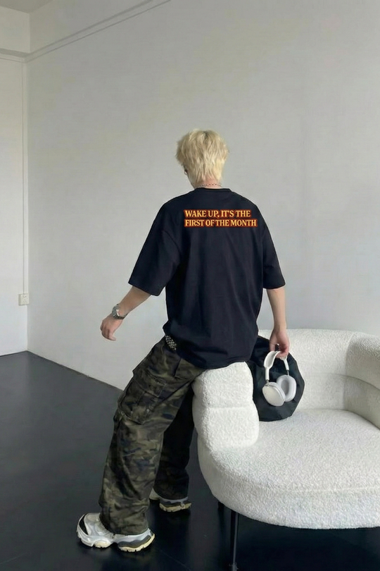 Carti - WAKE UP, FIRST OF THE MONTH (Black) T-shirt