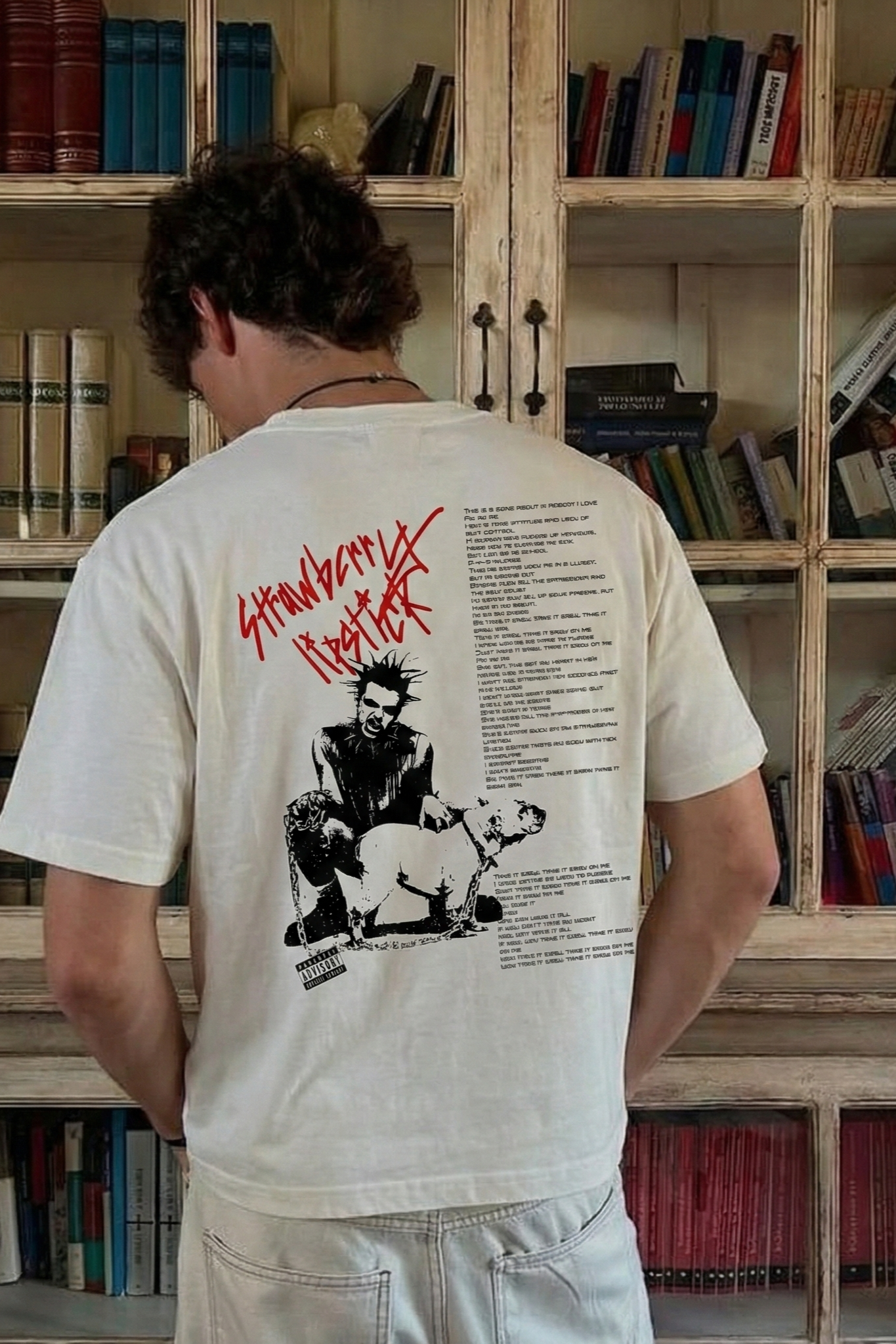 Blud - Strawberry Spikes (White) T-shirt